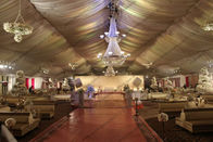 Beautiful Decorations Outside Wedding Tents Different Styles Double PVC Coated Polyester